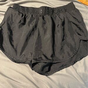 Victoria sport black logo waistband shorts size medium